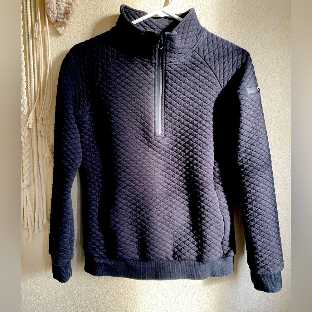 Senita small black quilted lux jacket